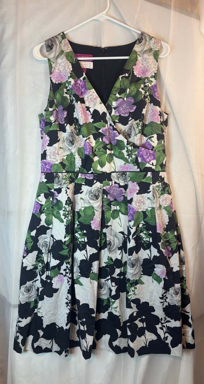 Talbots x Oprah Floral Sleevelesss Mini Dress Size 12 P